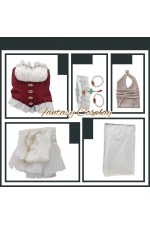 Identity V Psychologist Ada Mesmer Layla White Outfit Cosplay Costume
